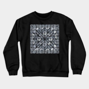 Blue Marble Quilt Crewneck Sweatshirt